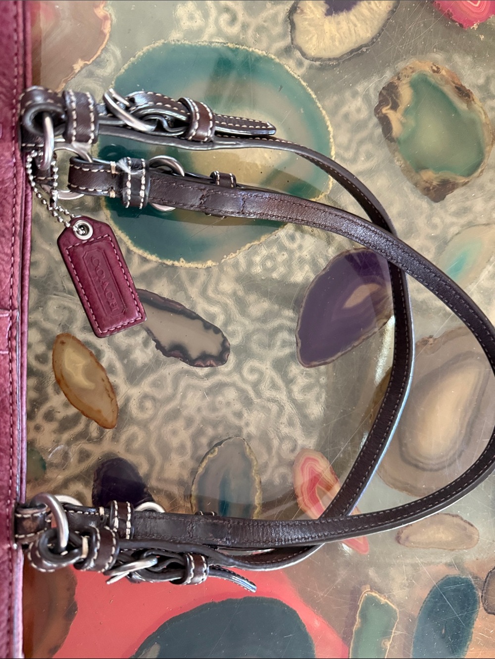 Pebbled Leather Coach Chelsea Bag, vintage - Picture 3 of 8